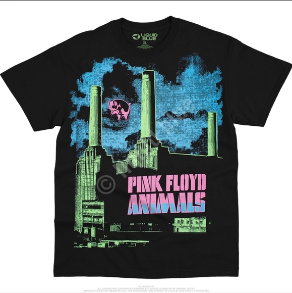Liquid Blue Other - Pink Floyd tee